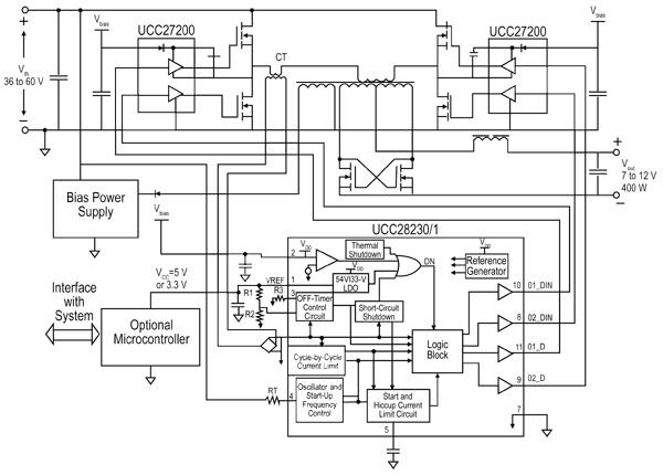 A full-bridge unregulated IBC